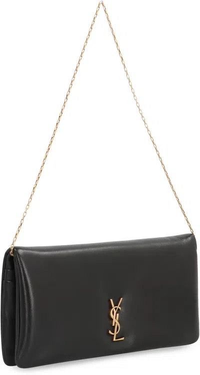 Saint Laurent Calypso Leather Mini Bag