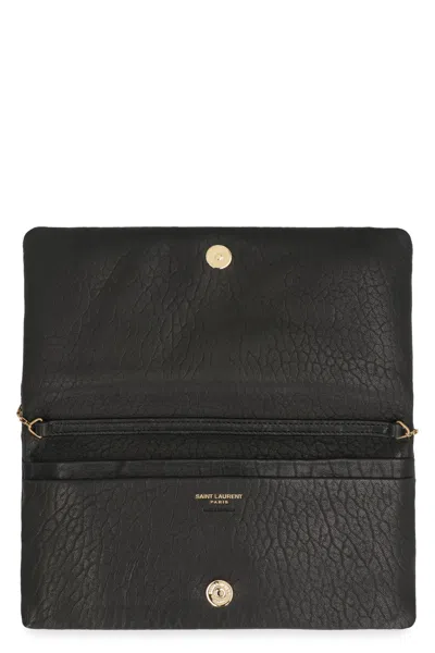 Saint Laurent Calypso Leather Mini Bag