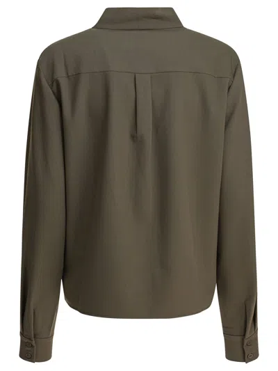 Self-portrait Green Wool Shirt