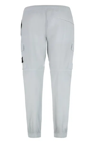 Stone Island Trousers Cotton Stretch Elasticized Cuffs