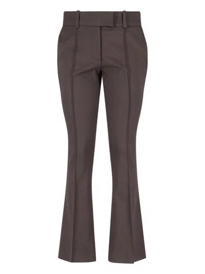 Attico Virgin Wool Bootcut Pants