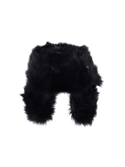 Ruslan Baginskiy Faux-fur Ear Flaps Hat In Black