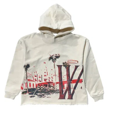 Mr. Wave Men's Patria Y Livertad Hoodie In Off White