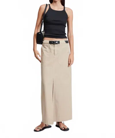 Rag & Bone Leyton Maxi Skirt In Khaki