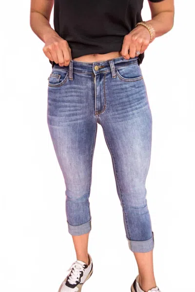 Judy Blue Stumbled Upon You Denim Jeans In Blue In Blue