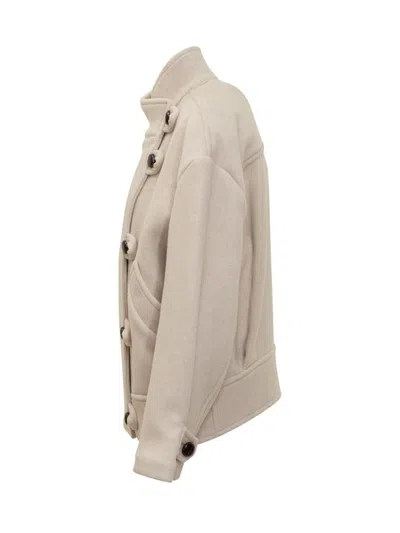 Isabel Marant Hanis-gb Coat In Neutral