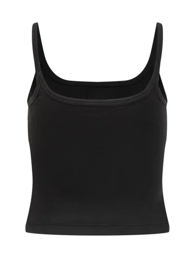 Versace Underwear Top Tex In Black