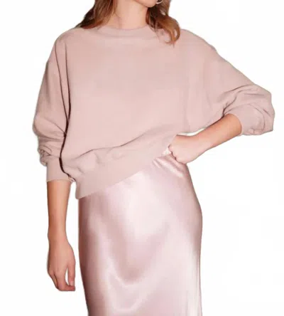 Nation Ltd Autumn Brushed Sweatshirt In Whisper