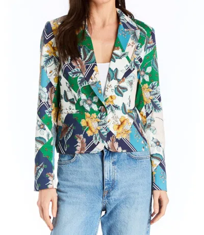Drew Women's Milo Floral Jacket In Kelly