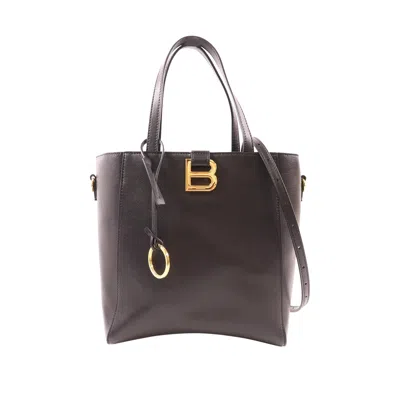 Pre-owned Balenciaga Hourglass Soft Small Tote Bag 'black' | Women's Size Onesize