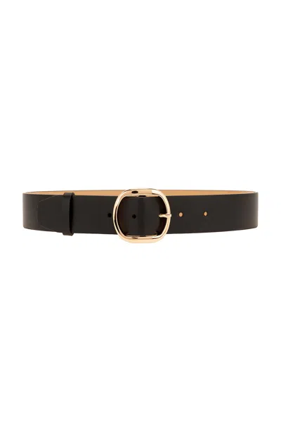 Gabriela Hearst Elster Buckle Belt In Black
