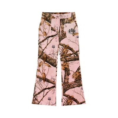 Pre-owned Pleasures Realtree Velour Layla Track Pants 'pink Camo' | Men's Size M
