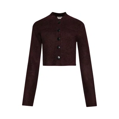 Pre-owned Khaite Ello Jacket 'dark Plum' | Purple | Women's Size Xs