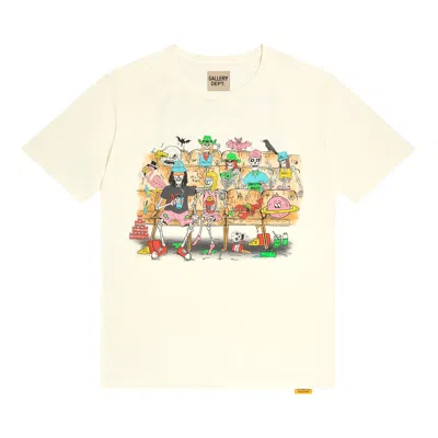 Pre-owned Gallery Dept. Skeleton Beach Theatre Tee 'light Archival White' | Men's Size L