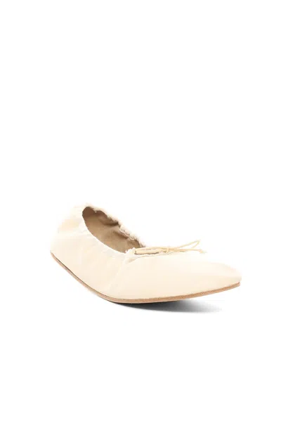 The Row Awar Elasticated Satin Ballet Flats