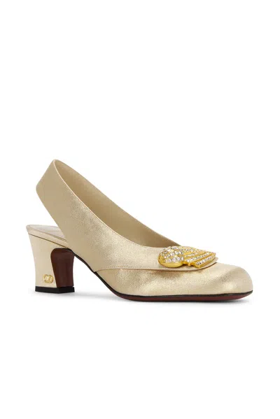 Valentino Adamantine Sling Back Pump
