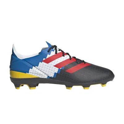 Pre-owned Adidas Originals Adidas Lego X Gamemode Fg J 'carbon Red Blue' | Black | Kid's Size 2