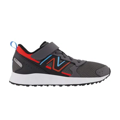 Pre-owned New Balance Fresh Foam 650 Bungee Lace Top Strap Big Kid X-wide 'magnet Neo Flame' | Grey | Kid's Si