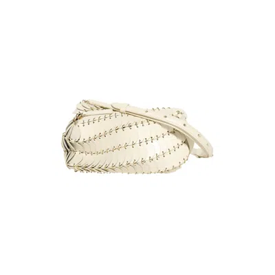 Pre-owned Rabanne Paco Crossbody Bag 'cream/gold' | White | Women's Size Onesize