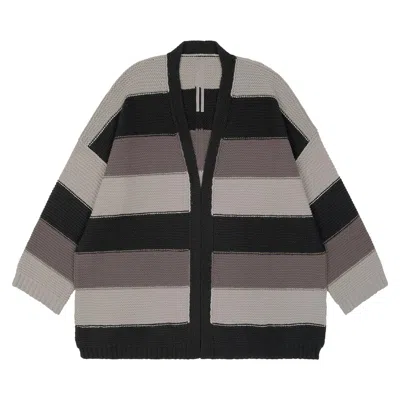 Pre-owned Rick Owens Pitti Cardigan 'black/pearl/dust' | Men's Size M