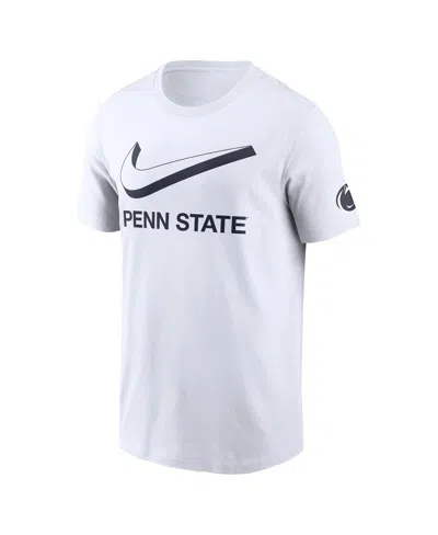 Nike White Penn State Nittany Lions Primetime 2-hit Swoosh T-shirt In White