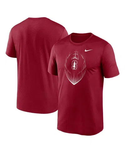 Nike Cardinal Stanford Cardinal Primetime Legend Icon Performance T-shirt In Red