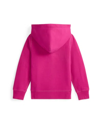 Polo Ralph Lauren French Terry Full-zip Hoodie In Pink