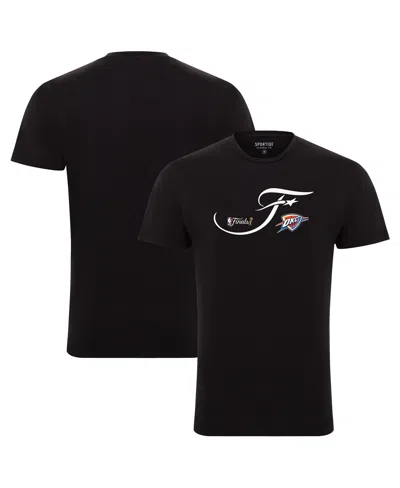 Sportiqe Men's And Women's Black Oklahoma City Thunder 2025 Nba Finals Bingham Premium T-shirt