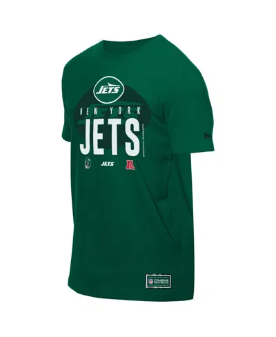 New Era Men's Green New York Jets 2025 Nfl Training Camp T-shirt In Green