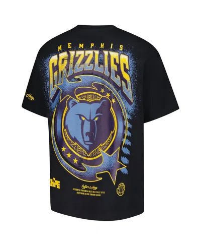 Two Hype Men's Black Memphis Grizzlies Drip Dime Collection Premium T-shirt