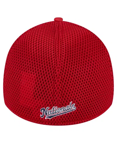 New Era Big Boys And Girls Red Washington Nationals Camo 39thirty Flex Hat In Red