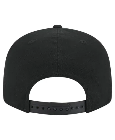 New Era Men's Black Miami Dolphins Adventure Canvas Split Panel 9fifty Snapback Hat