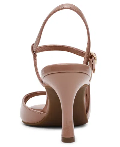 Anne Klein Women's Jessica Peep Toe Dress Sandals In Brown
