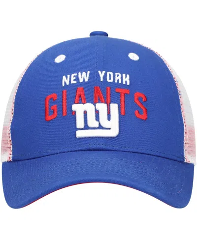 Outerstuff Preschool Royal New York Giants Core Lockup Trucker Adjustable Hat In Blue