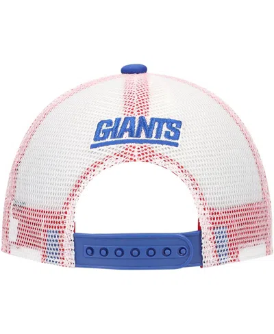 Outerstuff Preschool Royal New York Giants Core Lockup Trucker Adjustable Hat In Blue