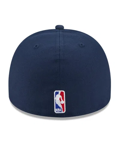 New Era Men's Navy Minnesota Timberwolves 2025 Nba Draft A-frame 59fifty Fitted Hat