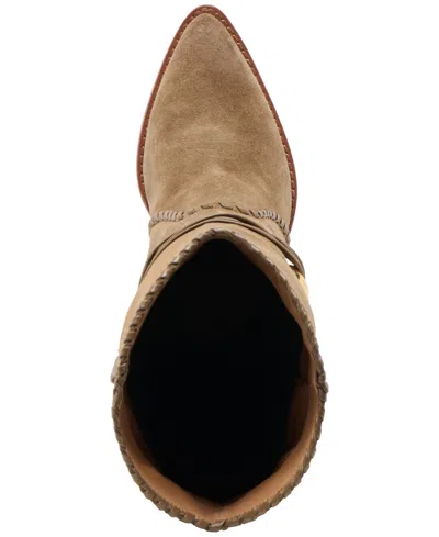 Dolce Vita Jody Boots Olive Suede In Brown