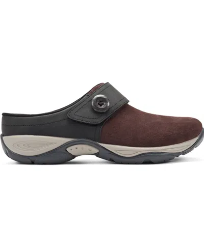 Easy Spirit Women's Edline Button Strap Slip-on Mules