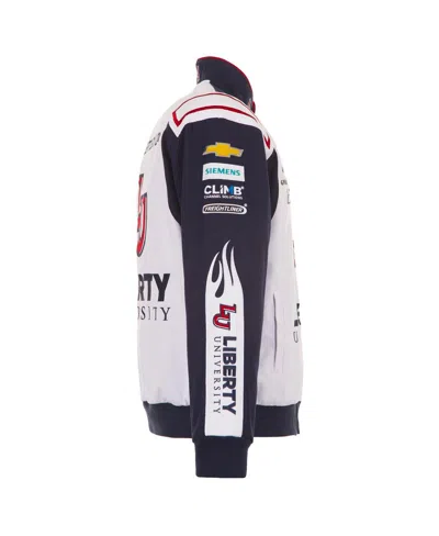Jh Design Men's White William Byron Liberty University Full-snap Twill Uniform Jacket In White