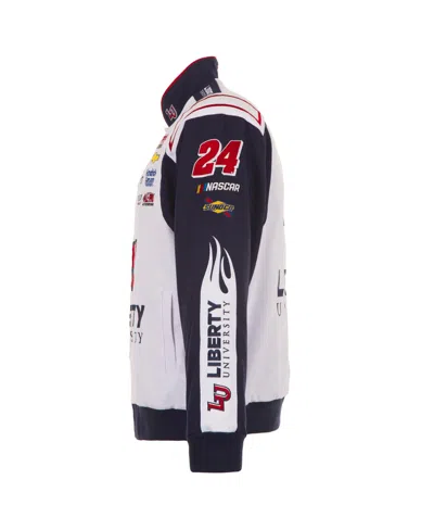 Jh Design Men's White William Byron Liberty University Full-snap Twill Uniform Jacket In White