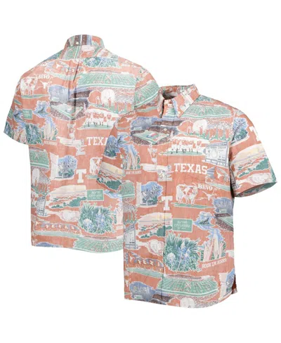 Reyn Spooner Men's Texas Orange Texas Longhorns Scenic Button-down Shirt In Multi