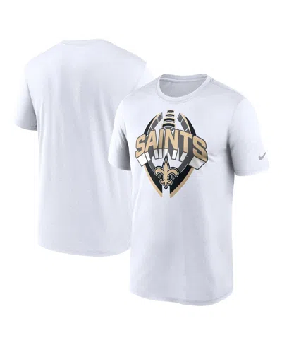 Nike Men's White New Orleans Saints Legend Icon Performance T-shirt In White