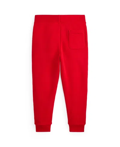 Polo Ralph Lauren Toddler And Little Boys Big Pony Fleece Jogger Pants In Red