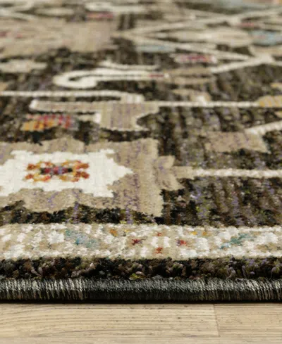 Oriental Weavers Andorra 2396b Runner Area Rug, 2'6 X 12' In Black