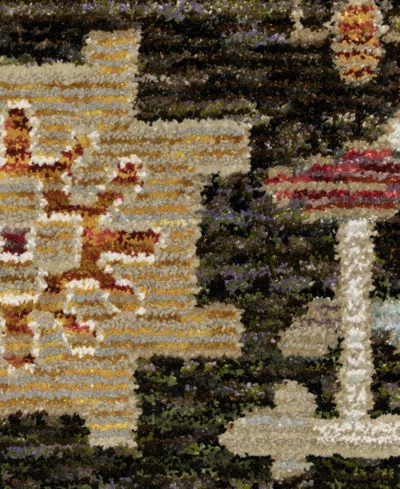 Oriental Weavers Andorra 2396b Runner Area Rug, 2'6 X 12' In Black