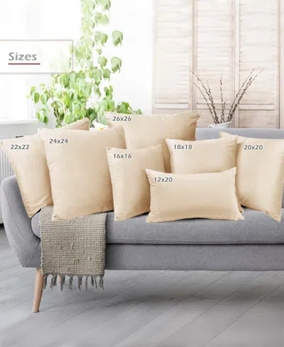 Nestl Elegant Velvet Removeable Cover 2-pack Decorative Pillows, 24" X 24"