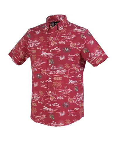 Reyn Spooner Scarlet San Francisco 49ers Kekai Performance Button-down Shirt In Purple