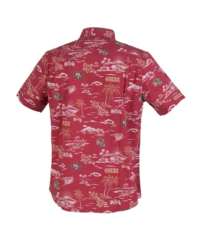 Reyn Spooner Scarlet San Francisco 49ers Kekai Performance Button-down Shirt In Purple