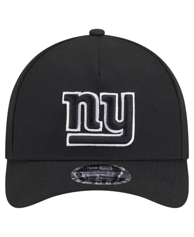 New Era Men's Black New York Giants Team Collection 9forty M-crown A-frame Adjustable Hat