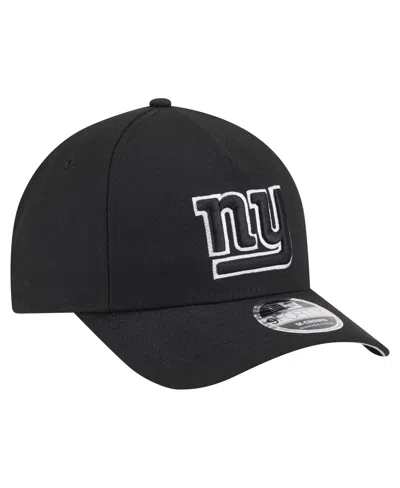 New Era Men's Black New York Giants Team Collection 9forty M-crown A-frame Adjustable Hat